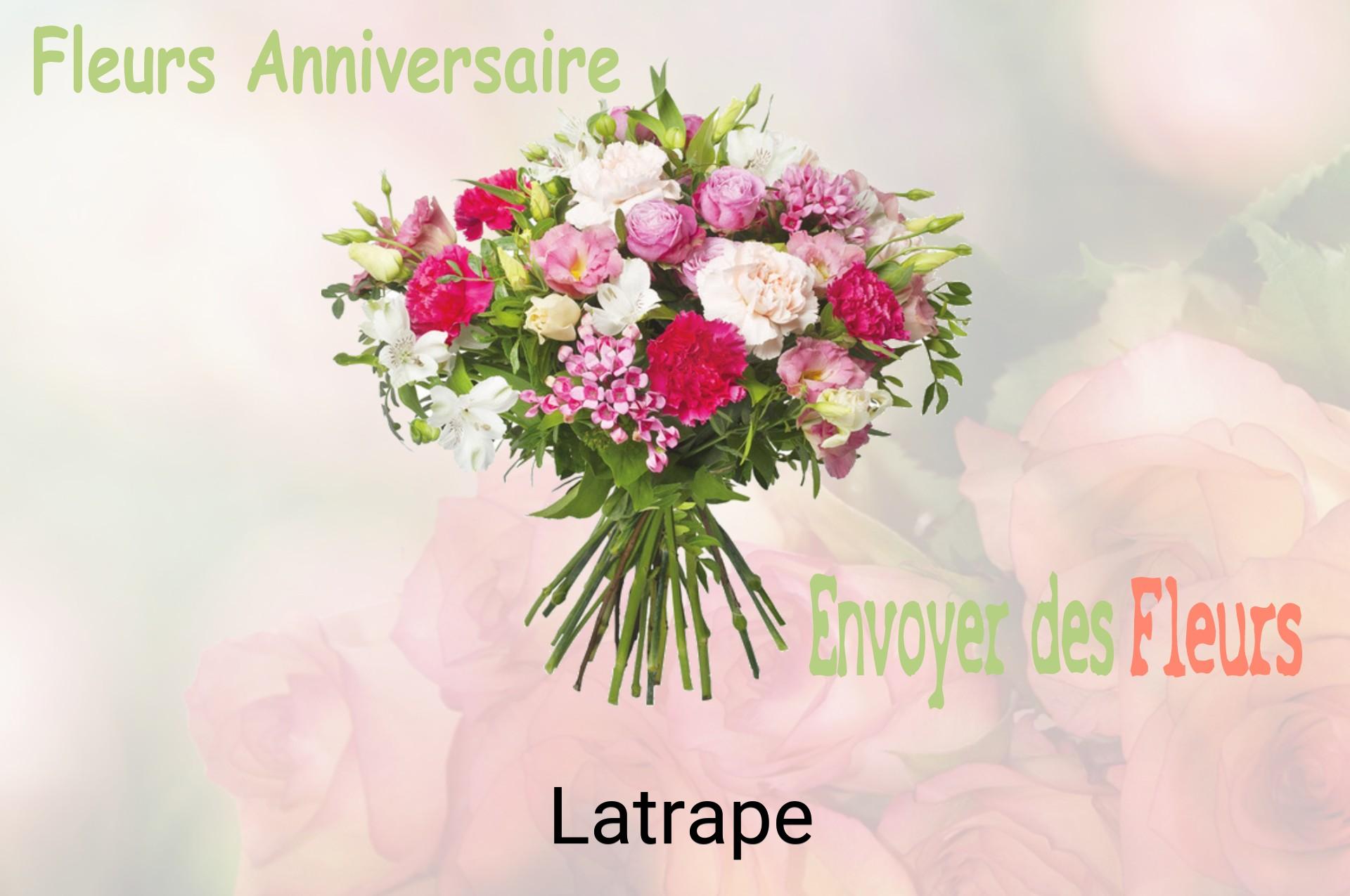 Bouquet de fleurs d’anniversaire livré à Latrape