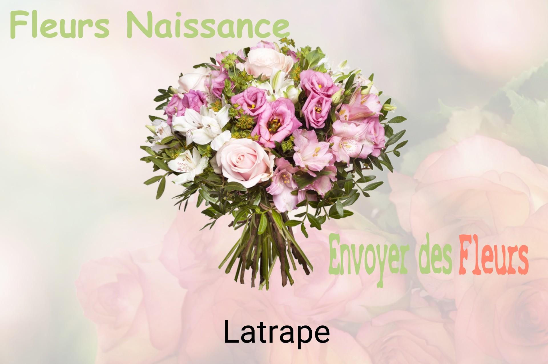 Bouquet de fleurs de naissance livré à Latrape